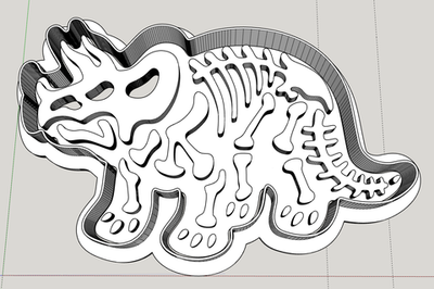 Штамп Динозавр №2