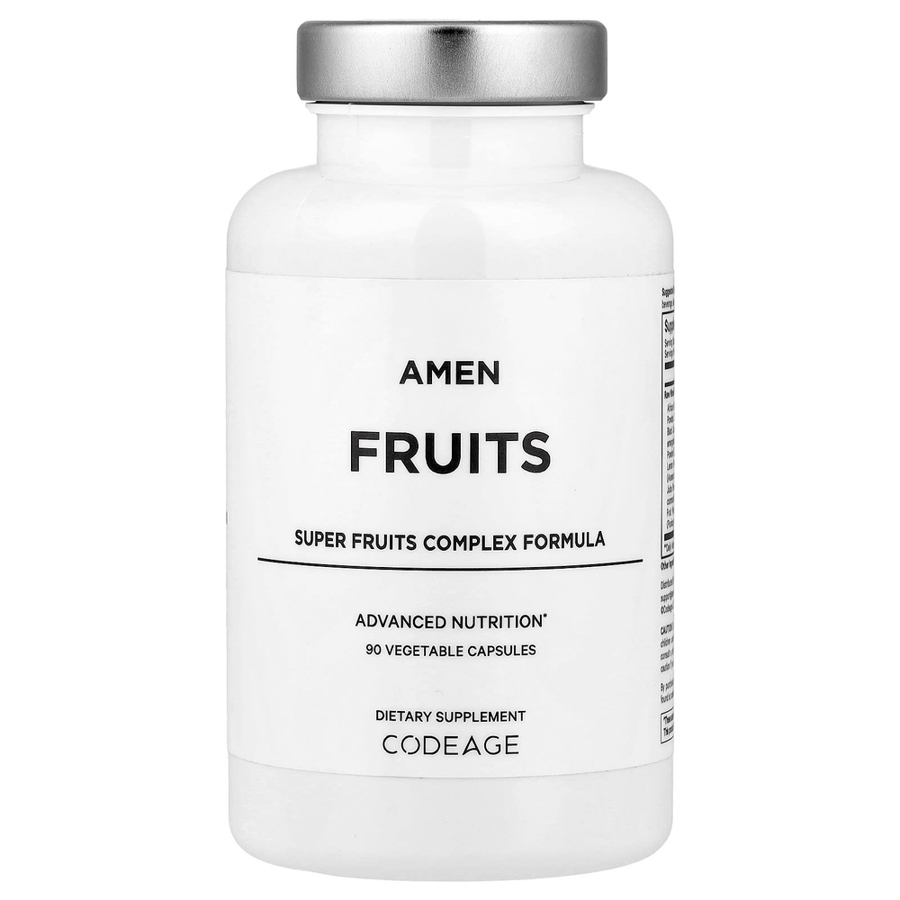 Codeage, Amen, Fruits, комплексная формула из суперфруктов, 90 вегетарианских капсул