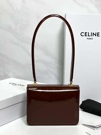 СУМКА CELINE GARANCE ДЛЯ ПОДРОСТКОВ ИЗ ЛАКИРОВАННОЙ ТЕЛЯЧЬЕЙ КОЖИ