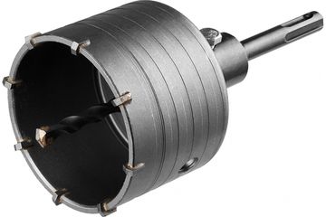 Коронка СИБИН по бетону SDS-Plus в сборе 80 мм