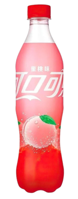 Газированный напиток Coca-Cola со вкусом персика