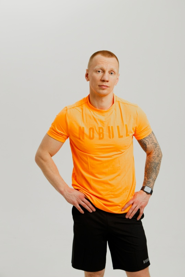 Футболка NOBULL оранжевая