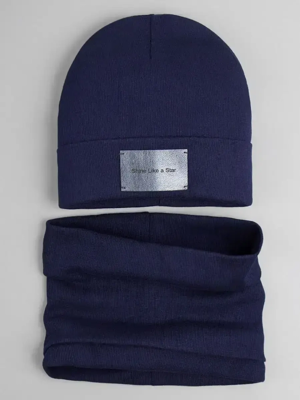 Шапка и снуд для мальчика осенние