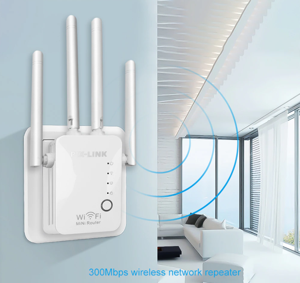 Wi-Fi усилитель сигнала/роутер PIX-LINK LV-WR16