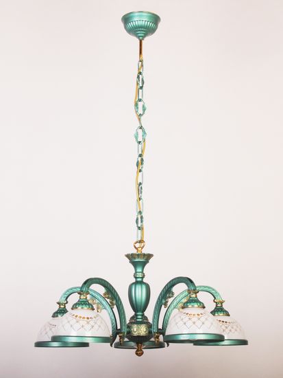 Подвесная люстра Reccagni Angelo L.7202/5 GREEN