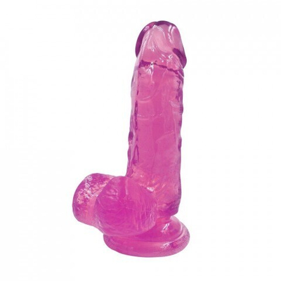 Фаллоимитатор на присоске My Extaz, розовый, 17x3,5 см