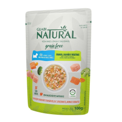 Guabi Natural Dog Grain Free консервы для собак с курицей, лососем и овощами 100г (пакетик) (Бразилия)