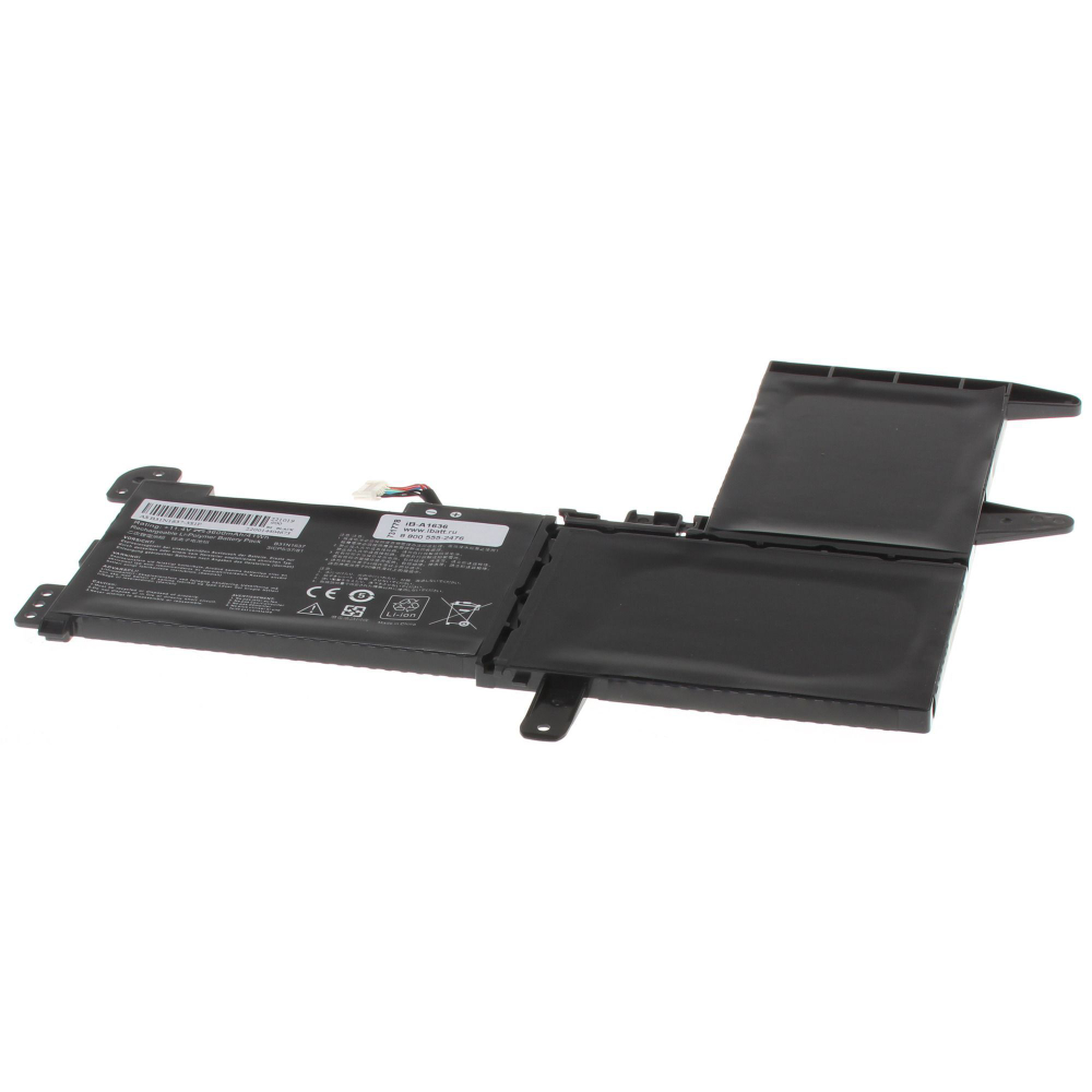 Аккумулятор iBatt 3600mAh для ноутбука Asus VivoBook 15 X510, S15 (B31Bi9H, B31N1637)