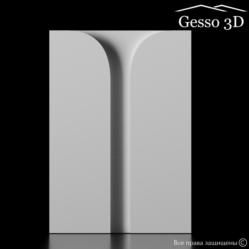 Гипсовая 3D панель Portofino