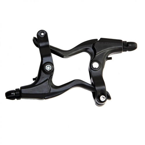 Тормозные ручки (Л+П), алюминиевые и рычаг, под 3 пальца, черные,34369