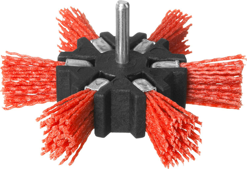 ЗУБР 100 мм, нейлоновая проволока, щетка дисковая для УШМ, Профессионал (35163-100)