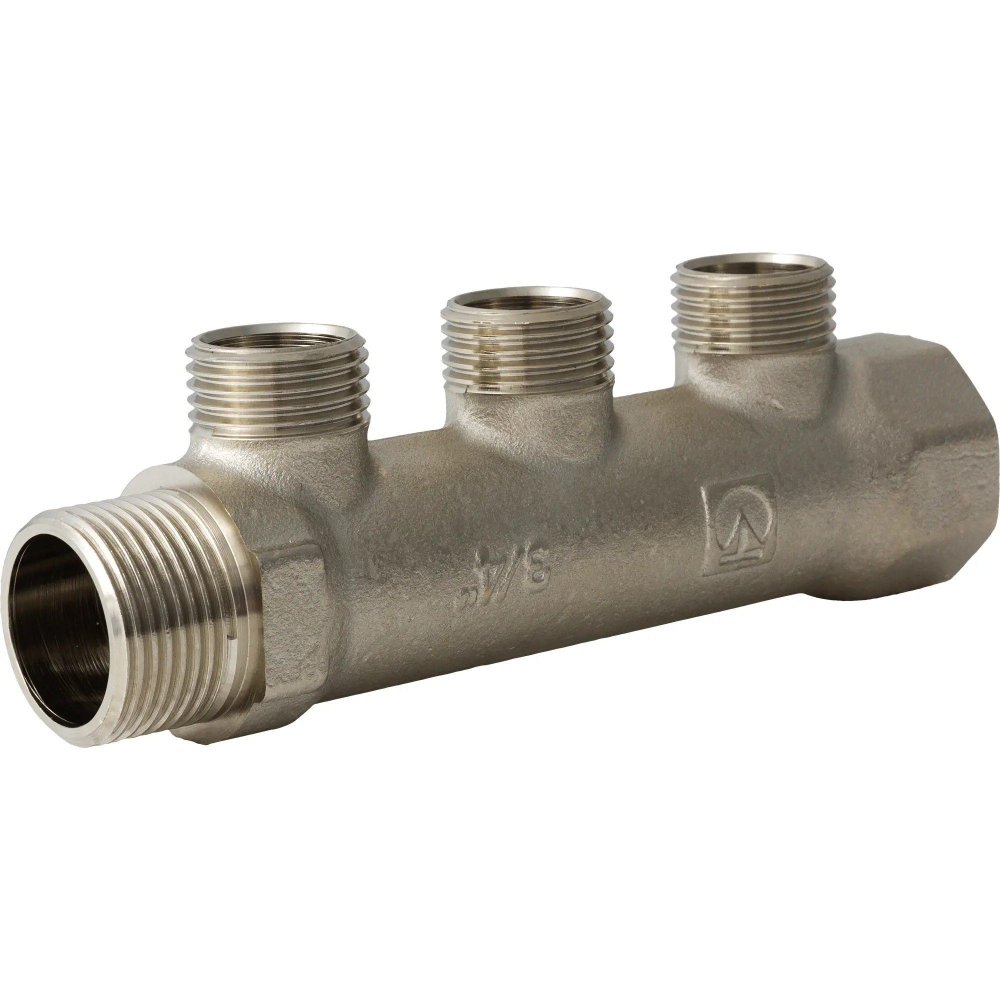 Коллектор 3 выхода 3/4х1/2 наружная резьба Valtec