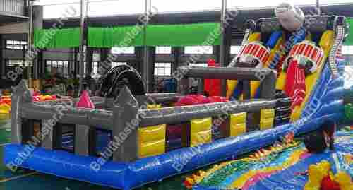 Надувной батут "Космический гость", 16*4*5,5 м