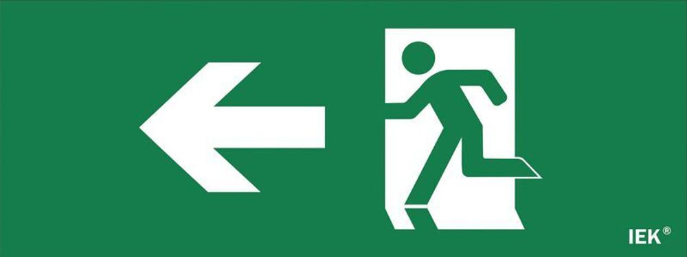 Этикетка самоклеящаяся "Фигура/стрелка влево" ДПА IP20/54 IEK LPC10-1-24-09-FNAL