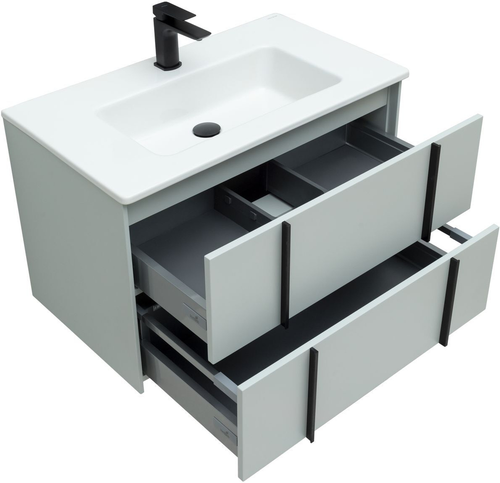 Тумба с раковиной Allen Brau Reality 1.32005.PWM 80 рapyrus white matt