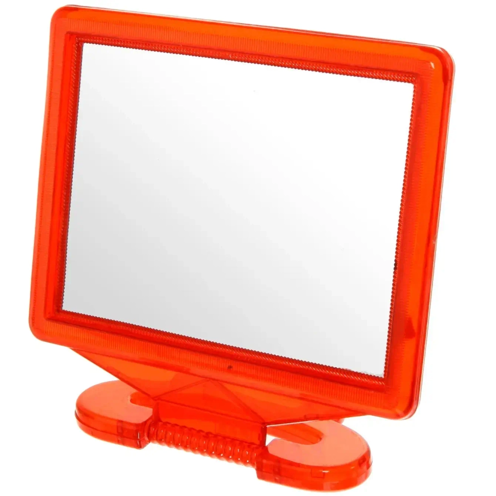 Зеркало настольное в пластиковой оправе «Выгодное» прямоугольник, подвесное 17*13,5см