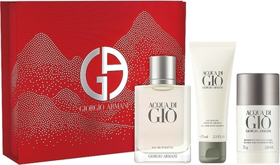 Giorgio Armani Acqua Di Gio Pour Homme EdT 100 ml + 15 ml + Deo Stick 75 g Set