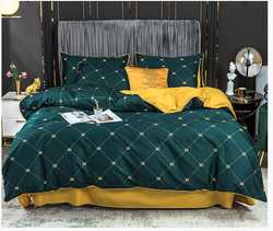 ZEPHYR HOME КПБ 1.5 Полуторка Египетский хлопок Изумрудный