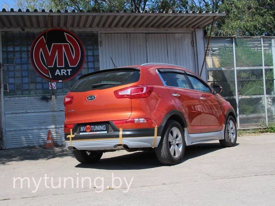 Юбка IXION заднего бампера для Kia Sportage III