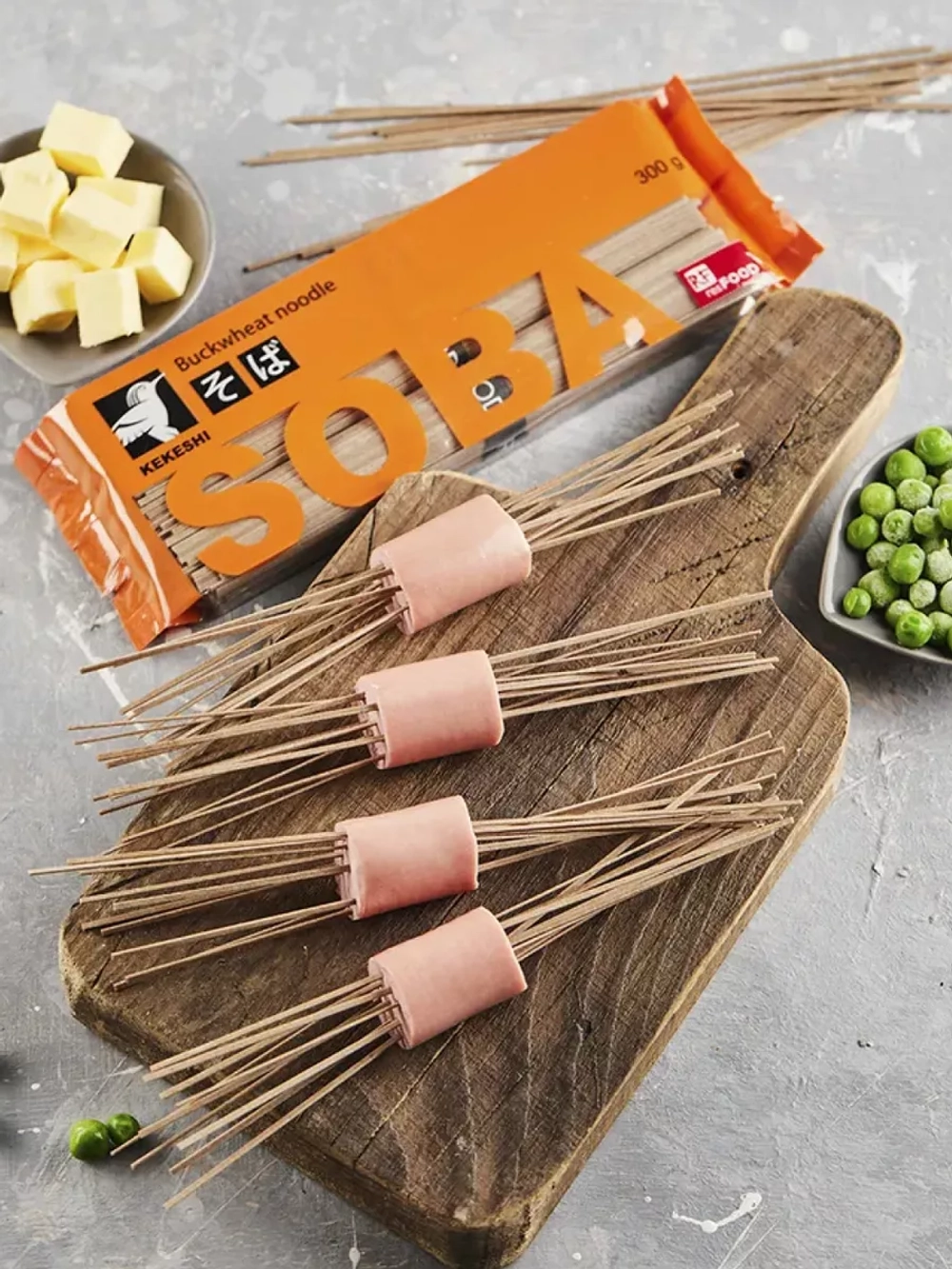 Лапша гречневая Соба (большая пачка) "Kekeshi" 2,4 кг (Китай)