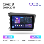 Teyes CC3L 9"для Honda Civic 2011-2015