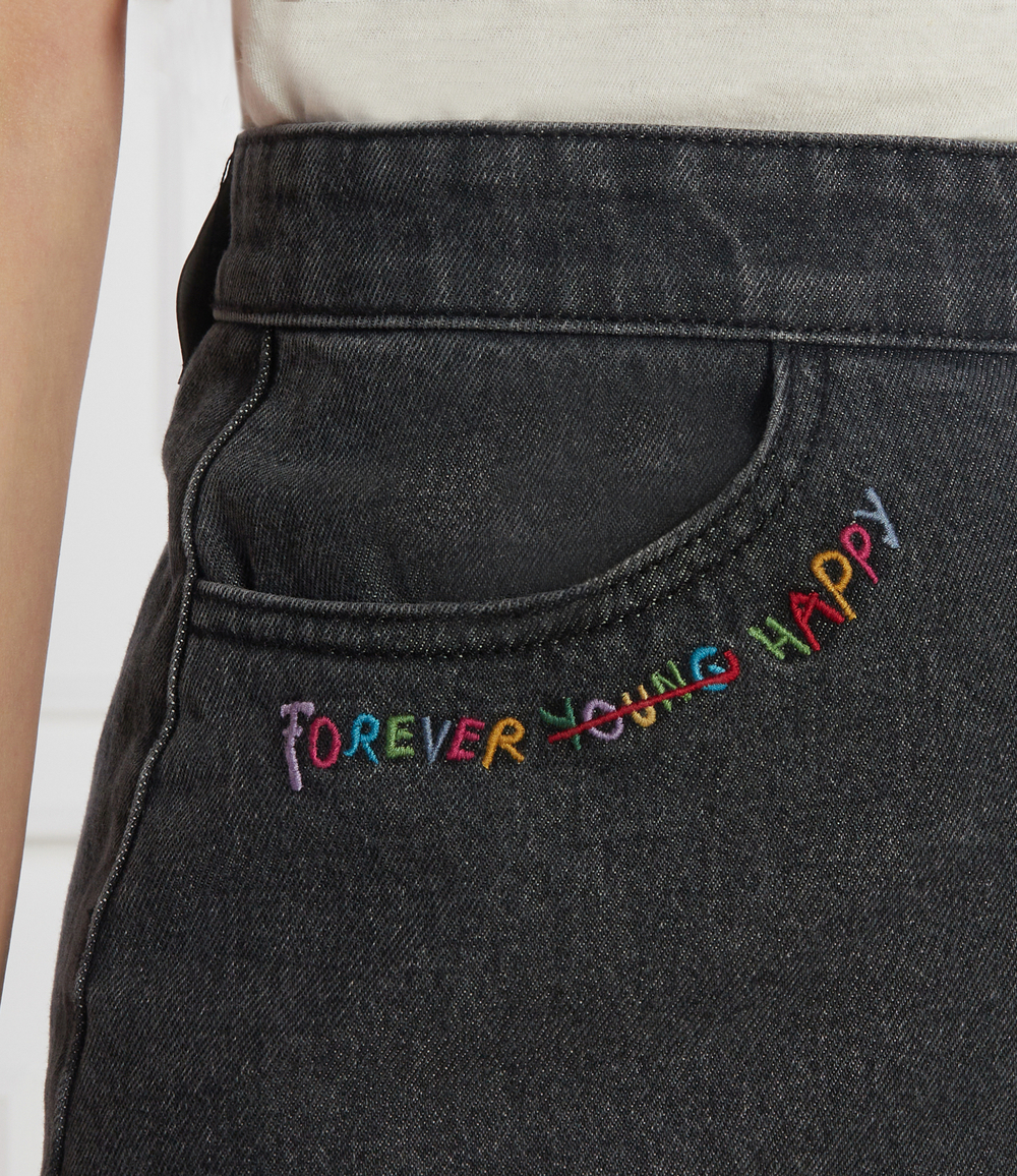 Джинсовая юбка Zadig&amp;Voltaire - черный(WWSK00367)