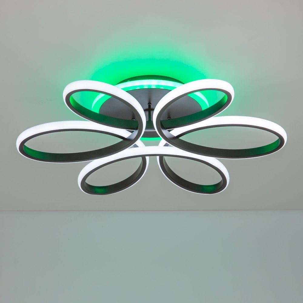 Citilux Сезар Смарт CL233A155E RGB Умная люстра Венге