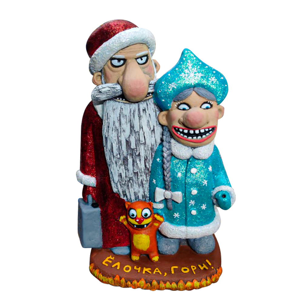 Скульптура "Ёлочка гори!"