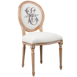 Стул Объект мечты Монограмма буквы E