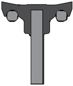 A124-175 Поршневое уплотнение 175-20-40