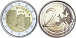 Испания 2 евро, 2019 ЮНЕСКО - Авила UNC