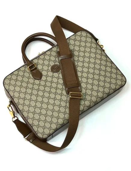 Комбинированная сумка для ноутбука Gucci