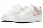 Кроссовки Nike Air Force 1 Low Shadow "Crimson Tint" (Женская размерная сетка)
