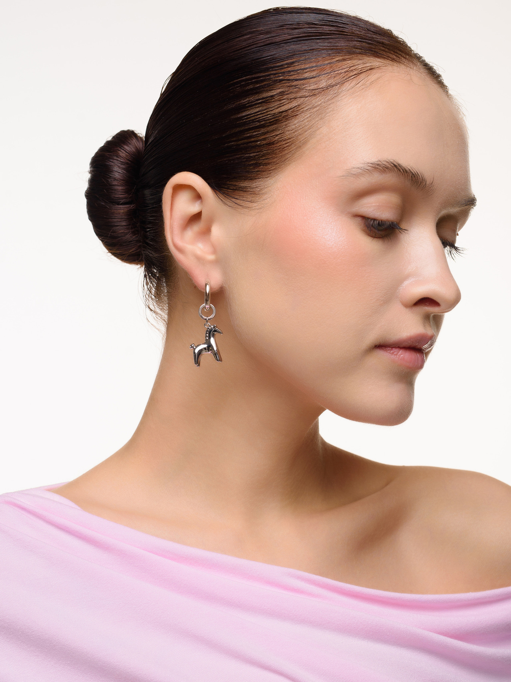 Серьги "Horse Folk" Silver