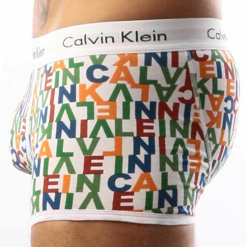 Мужские трусы хипсы Calvin Klein 365 print  Colour Letters