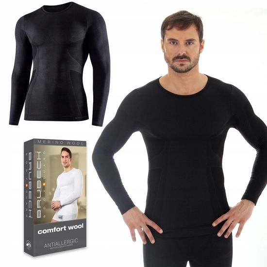 Термобелье мужская рубашка BRUBECK Comfort Wool LS11600