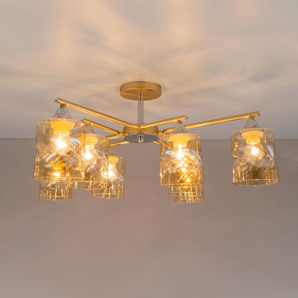 Citilux Клод CL137182 Люстра потолочная Золото