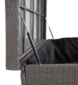 Сундук из искусственного ротанга 4Sis Porto graphite