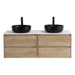 Мебель для ванной комнаты со столешницей BelBagno KRAFT-1400 Rovere Nebrasca Nature