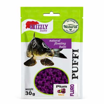 Насадка рыболовная PUFFI FLURO ПРЕМИУМ 30g Plum (Слива) #15