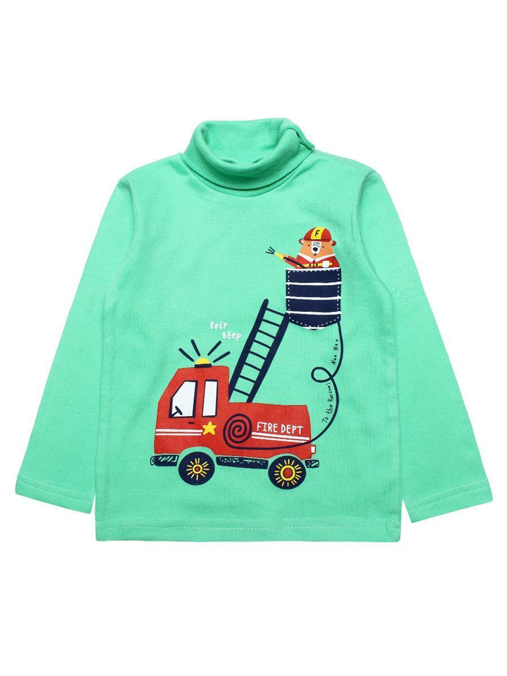 Водолазка д/мал интерлок р.86 зел (Bonito) BK007M