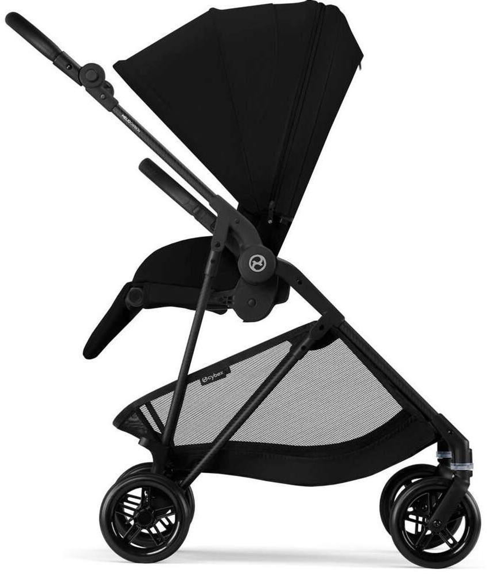 Коляска Cybex Melio Carbon 2 в 1 Magic Black с дождевиками