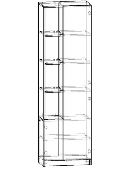 Шкаф РИЧАРД-1 правый