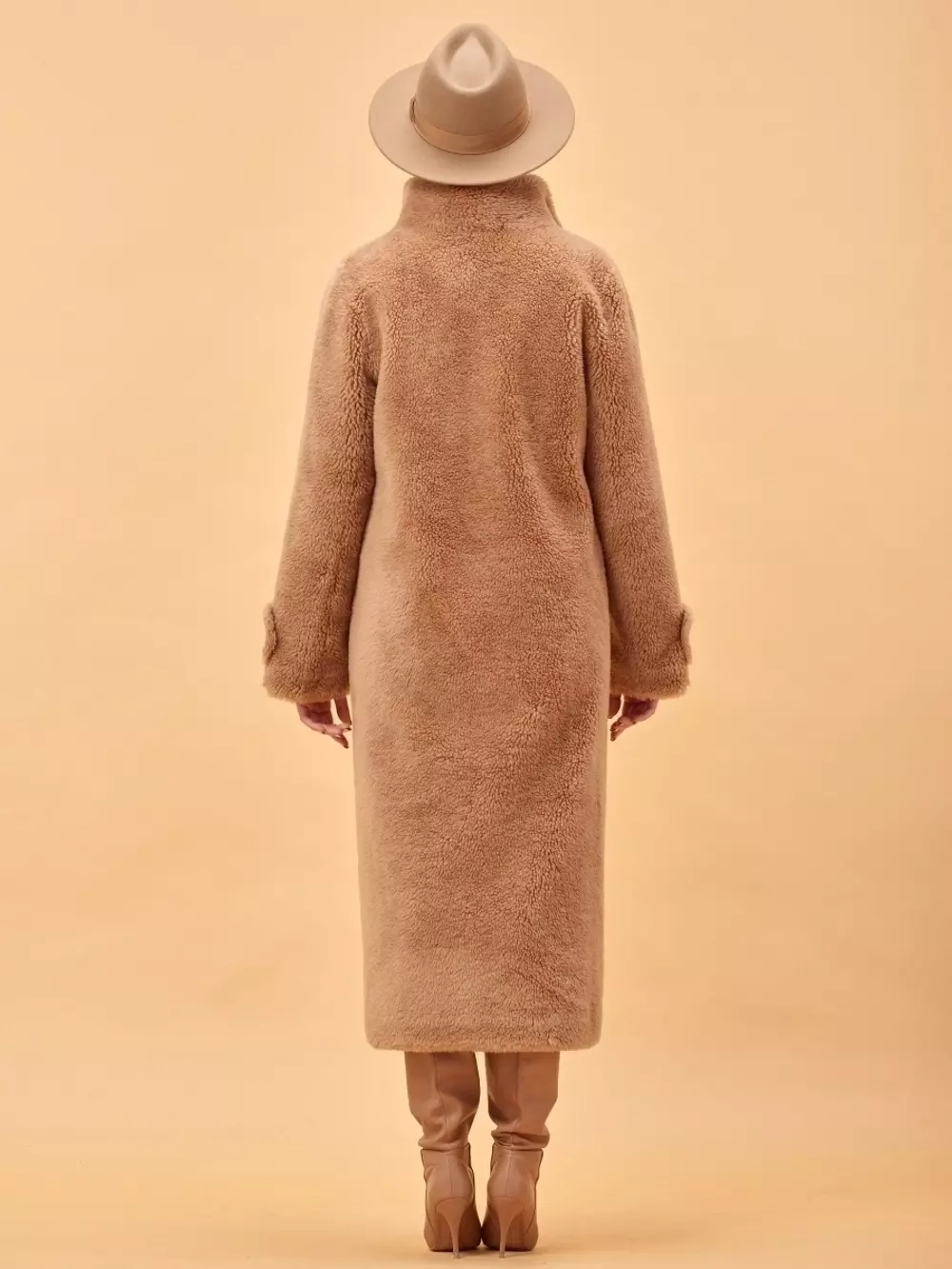 Шуба женская чебурашка тедди, SilverFox (арт. S1182b)