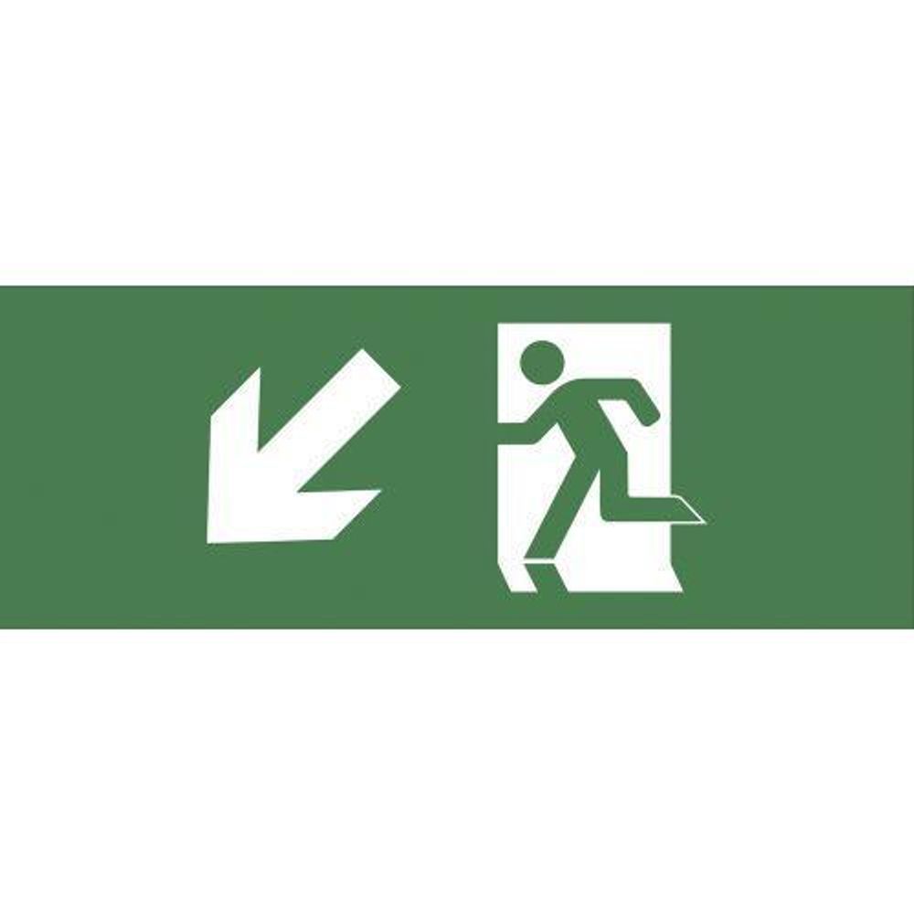 Этикетка самоклеящаяся 200х60мм "Фигура/стрелка вниз влево" DPA/DBA INFO-DBA-005 ЭРА Б0048457