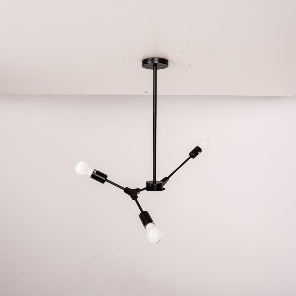 Люстра На Штанге Late D55 Black By Imperiumloft