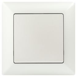 Переключатель Intro Solo 4-108-06 одноклавишный промежуточный, 10А-250В, IP20, СУ, перламутр