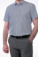 Сорочка мужская VESTER короткий рукав, бамбук/пэ 72915 17