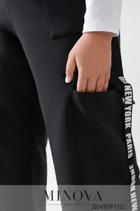 Брюки 1522-Черный Minova