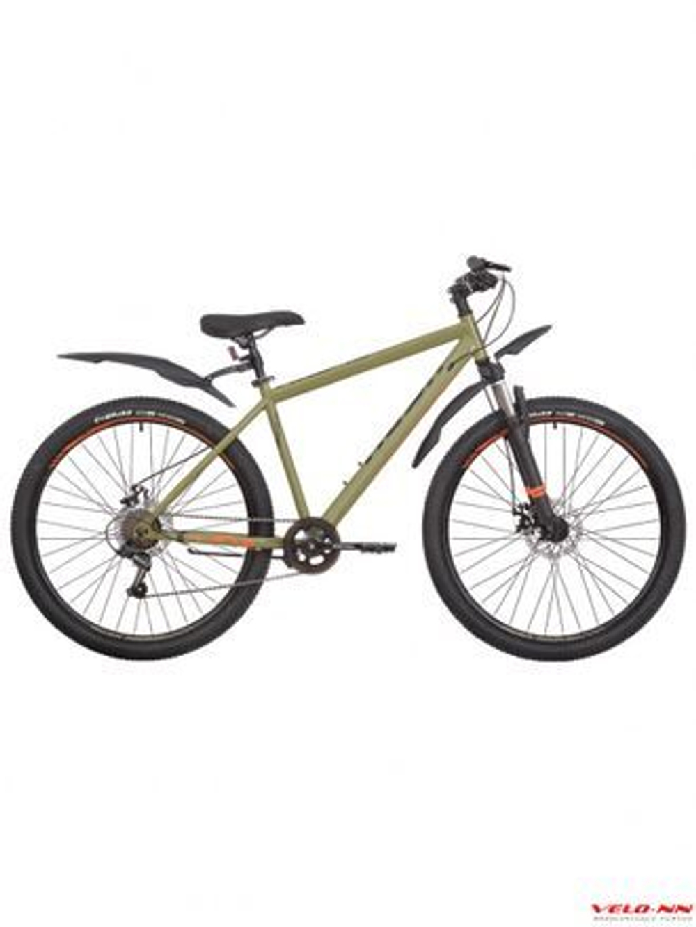 Велосипед 27.5" RUSH HOUR NX 675 DISC ST 6ск, рама 16", хаки